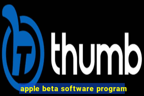 apple beta software program